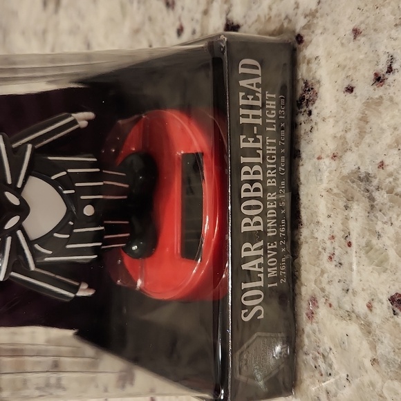 The Nightmare Before Christmas Jack Skellington Solar Bobble Head Santa Hat - Picture 2 of 8